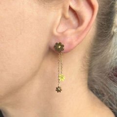 Sallantılı Papatya Küpe