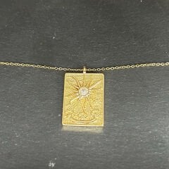Tarot Güneş Kolye