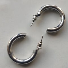 İkili Gümüş Tonlu Küpe Seti