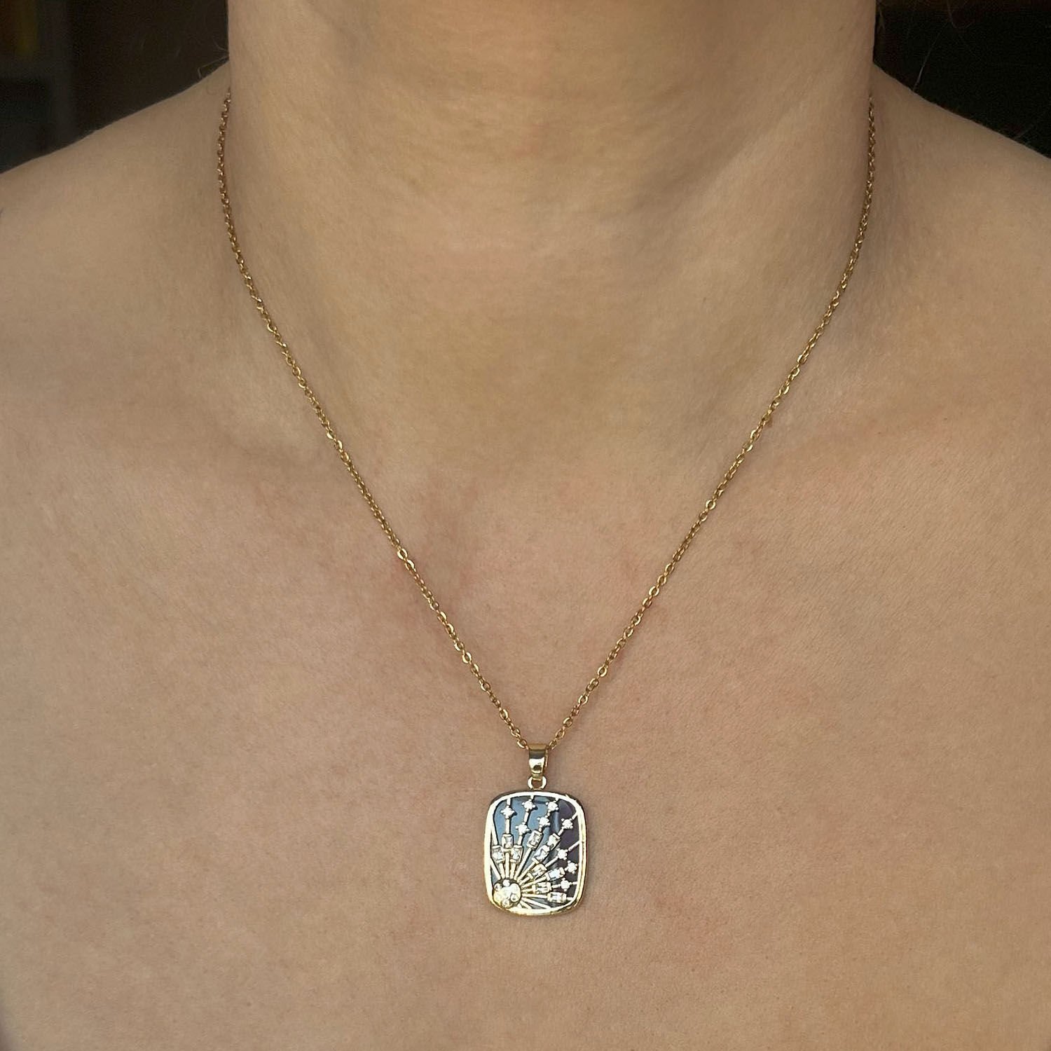 Tarot ''Yıldızlı Gece'' Kolye