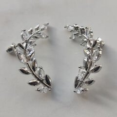 Üçlü Gümüş Tonlu Küpe Kombinasyonu