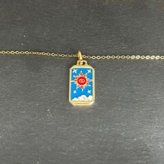 Tarot  ''The Sun'' Kolye