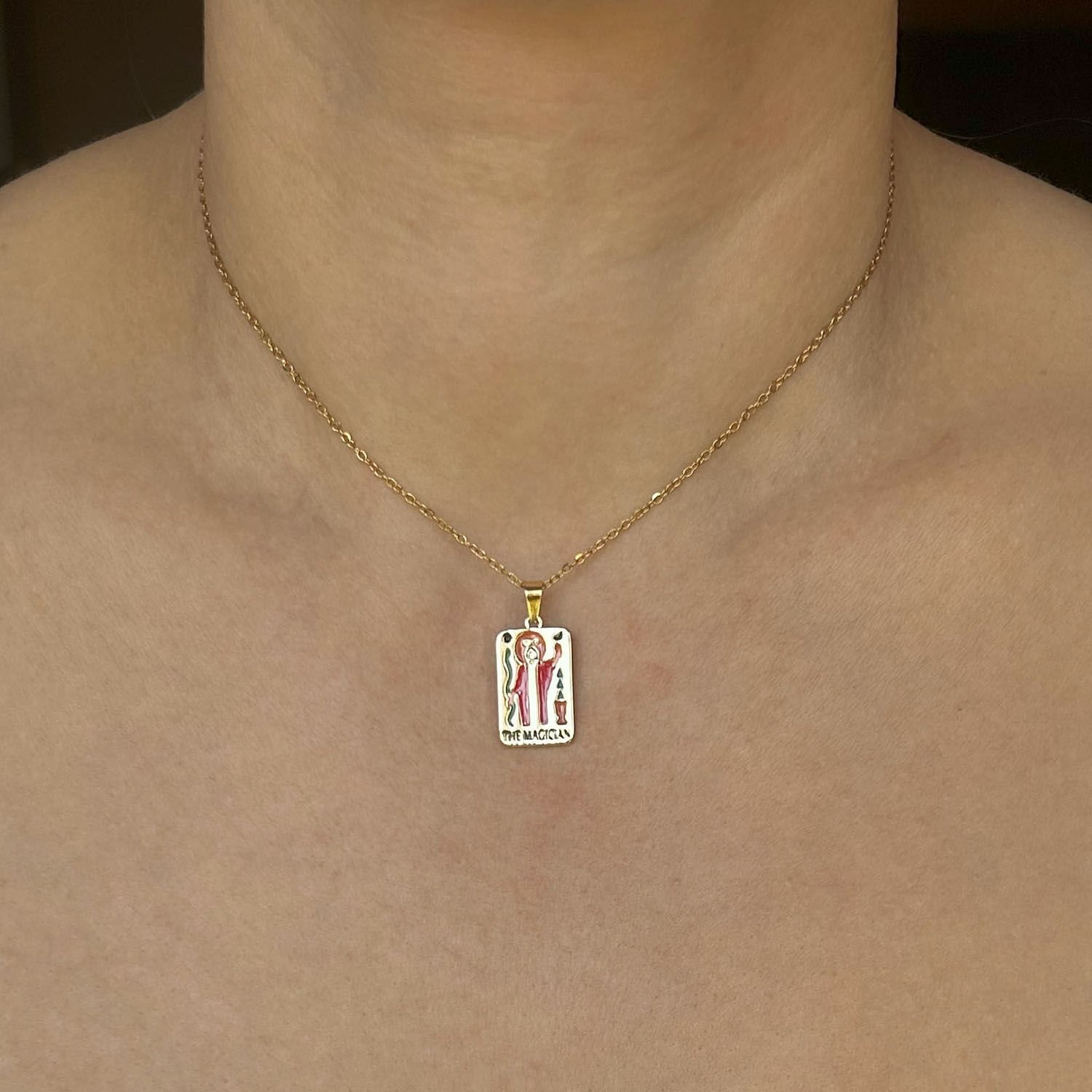 Tarot  ''The Magician'' Kolye