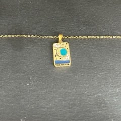 Tarot  ''The Moon'' Kolye