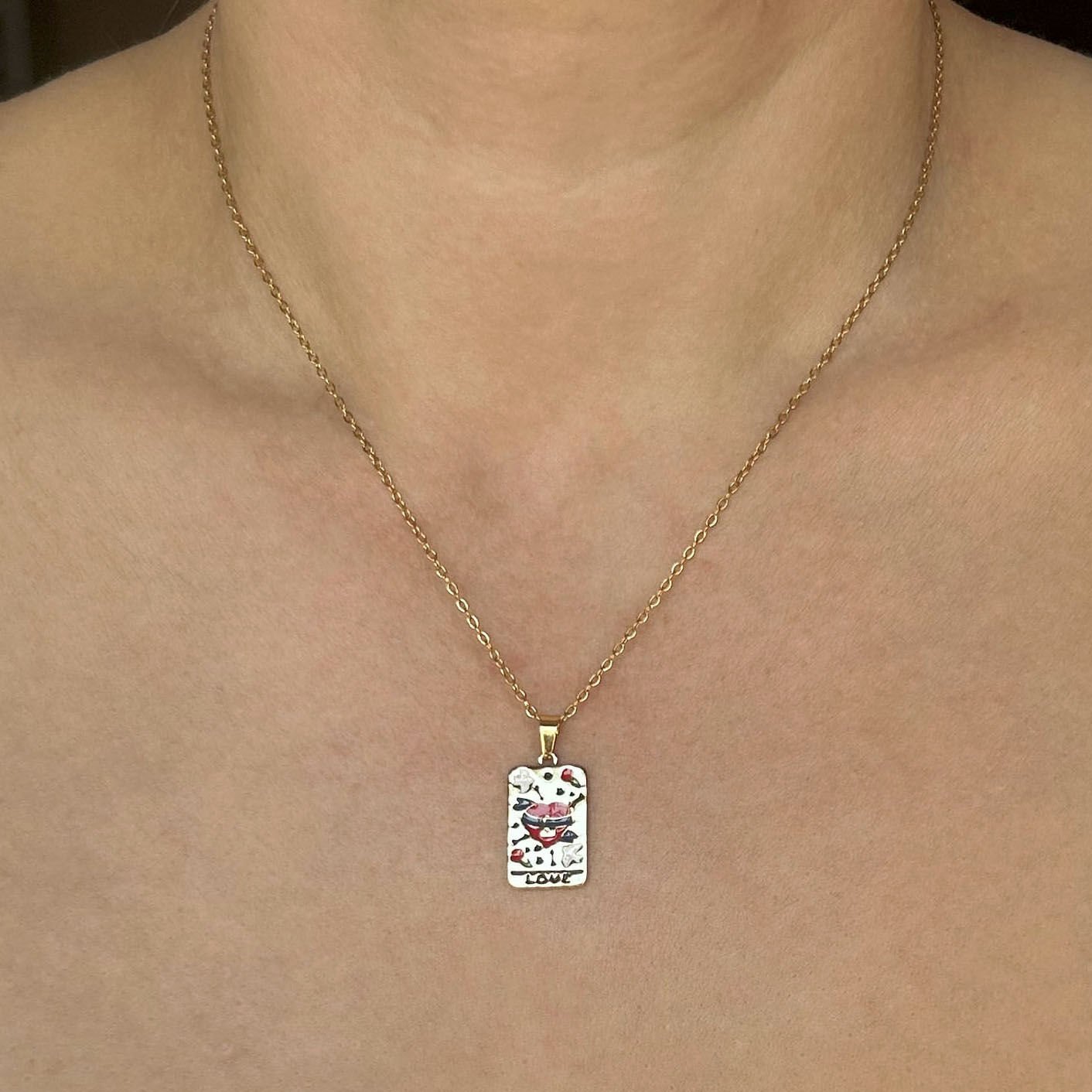 Tarot  ''Love'' Kolye