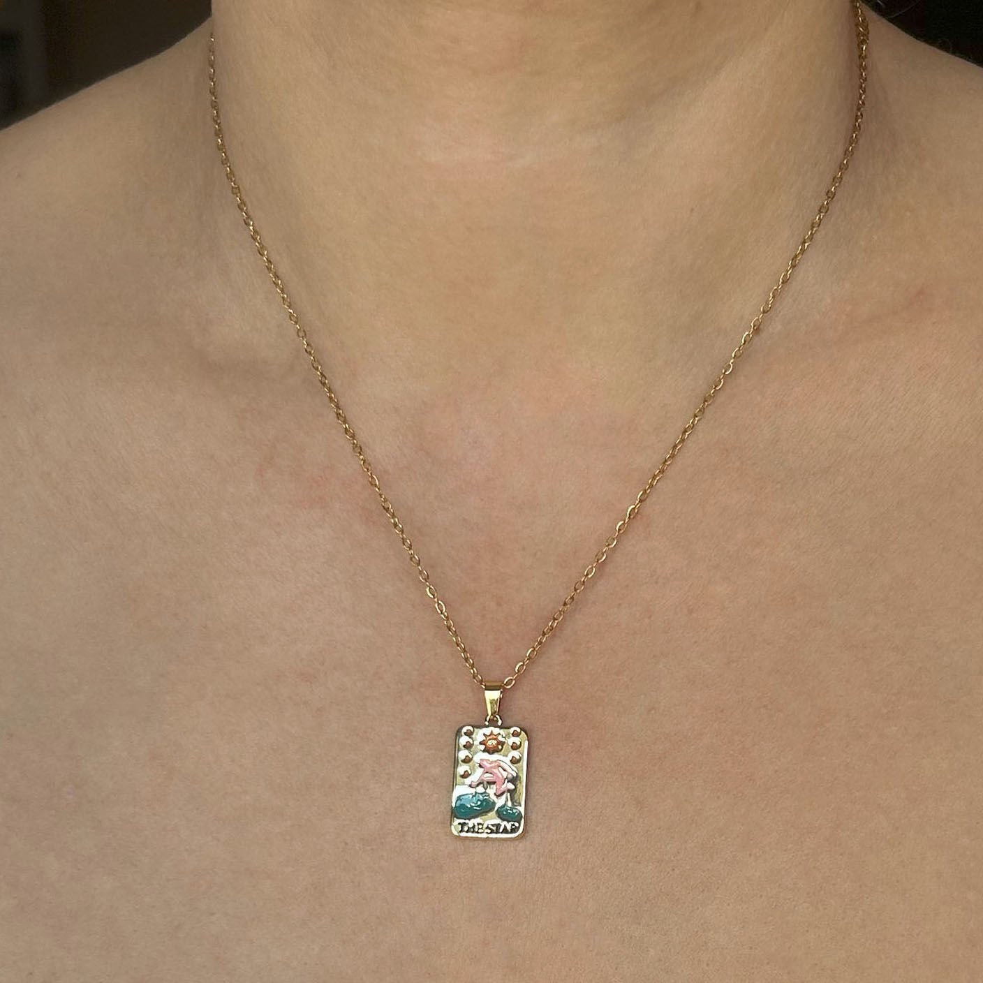 Tarot  ''The Star'' Kolye