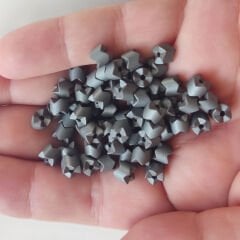 4x6 mm Silindir Hematit Taşı Mat Antrasit