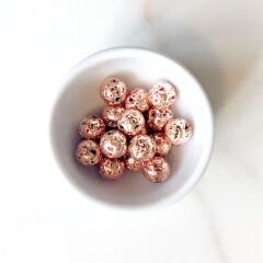 8 mm Hematit Taşı Boncuk Rose