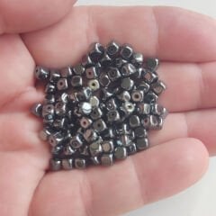 3x3 mm Küp Hematit  Antrasit