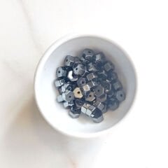 3x5 mm Altıgen Hematit  Antrasit