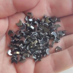 2x6 mm Ok Hematit  Antrasit