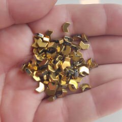 2x6 mm Ok Hematit  Altın Rengi