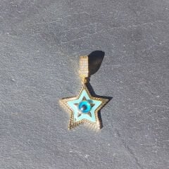 Nazar Boncuklu Yıldız Charm