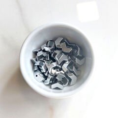 5x7 mm Ok Hematit  Krom