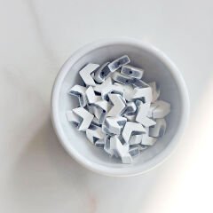 3x8 mm Ok Hematit  P.Beyaz