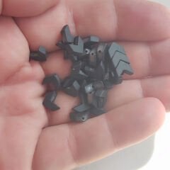 3x8 mm Ok Hematit  P.Siyah