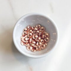 2x6 mm Pul Hematit  Rose