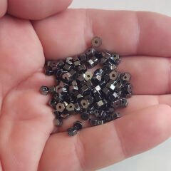 2x4 mm Altıgen Hematit  Antrasit