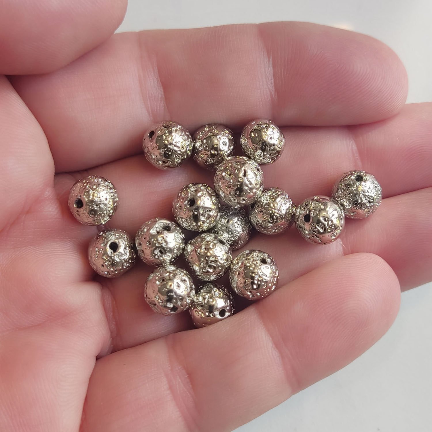 8 mm Hematit Taşı Boncuk Mor