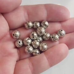 8 mm Hematit Taşı Boncuk Mor