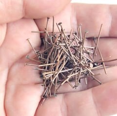 25 mm Takı Çivisi Bronz Rengi