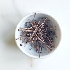 25 mm Takı Çivisi Bronz Rengi