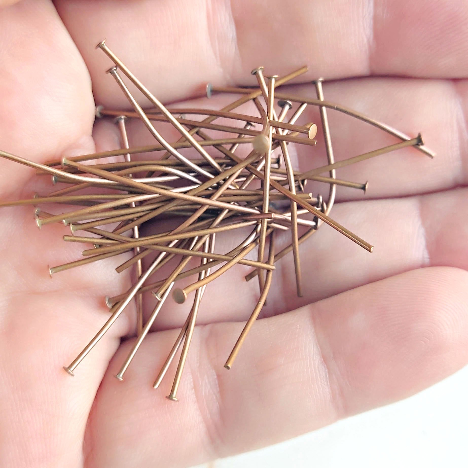 35 mm Takı Çivisi Bronz Rengi