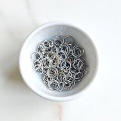7 mm Halka Gümüş Rengi