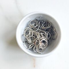 10 mm Halka Gümüş Rengi