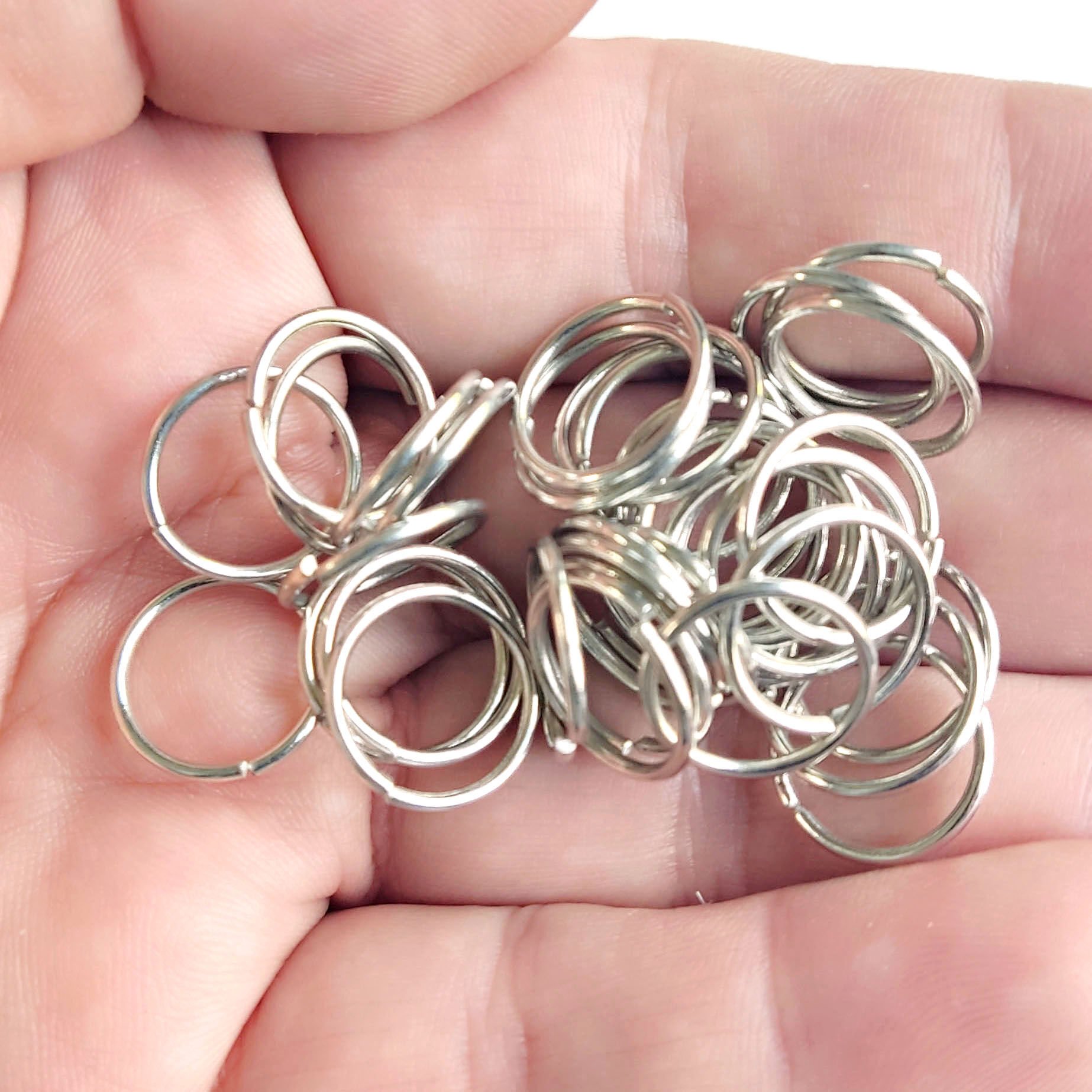 15 mm Halka Gümüş Rengi