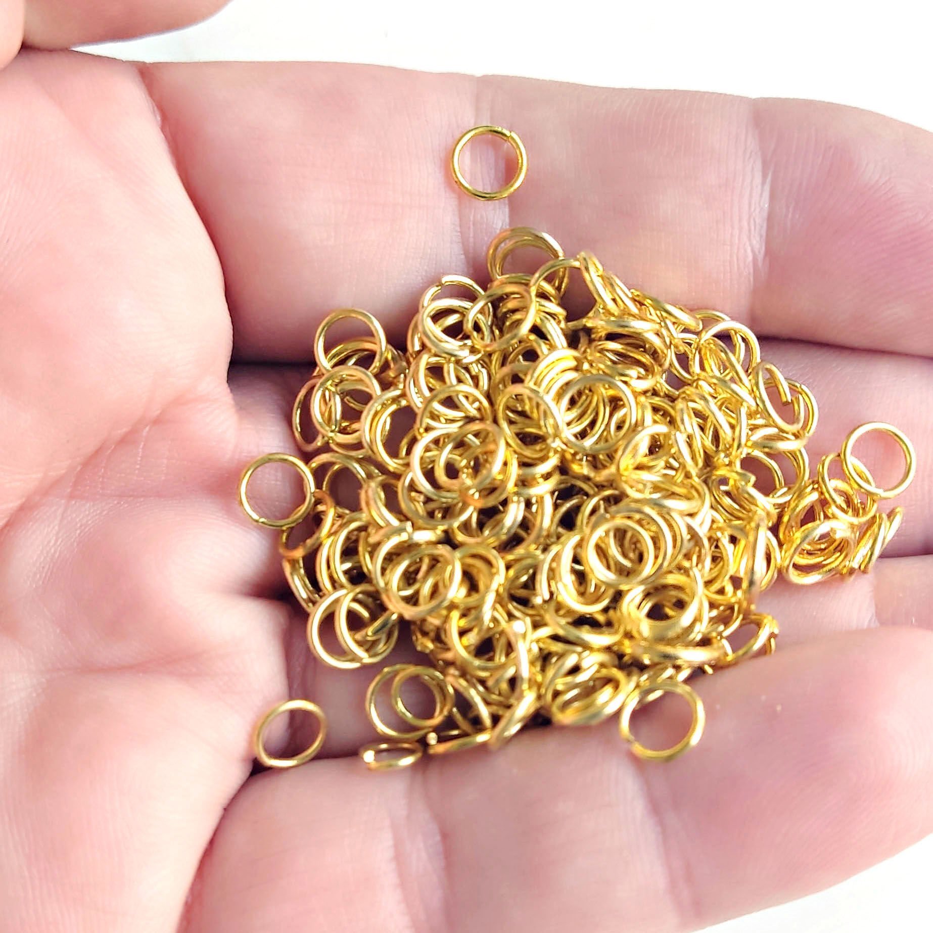 6 mm Halka Altın Rengi