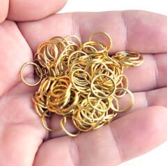 10 mm Halka Altın Rengi