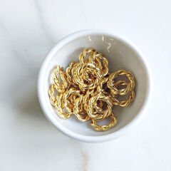 12 mm Halka Altın Rengi