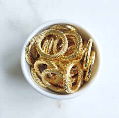 19 mm Halka Altın Rengi