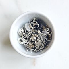 Asorti Gümüş Rengi Aksesuar Set 35 GR
