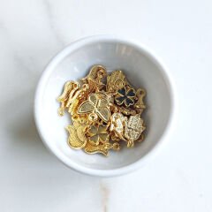 Asorti Altın Kaplama Aksesuar Set 20 GR