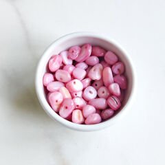 Açık Pembe Kırık Taş Boncuk