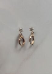 Zirkon Taşlı Yıldız Çocuk Küpe