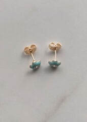 Yeşil Papatya Küpe