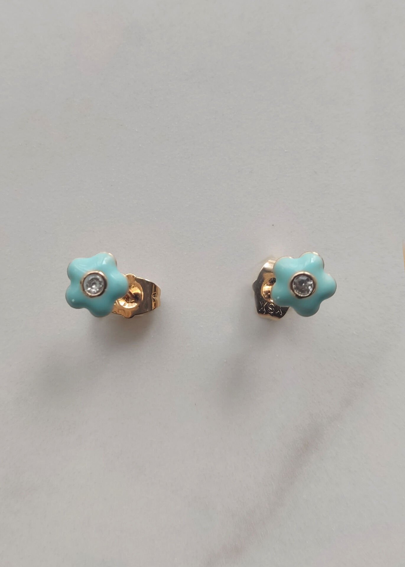 Yeşil Papatya Küpe