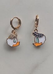 Donald Duck ve Daisy Duck Çocuk Küpesi