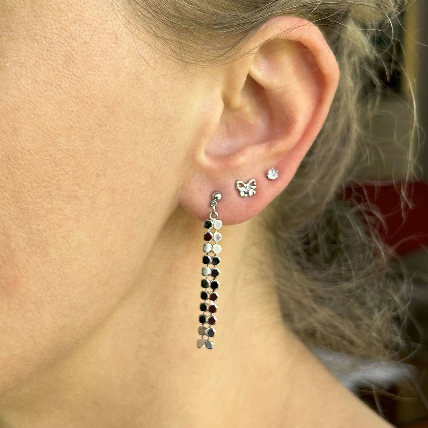 Sallantılı Set Küpe