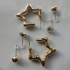 Set Yıldız Küpe