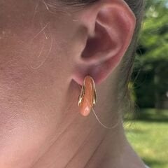 Somon Yarım Ay Küpe