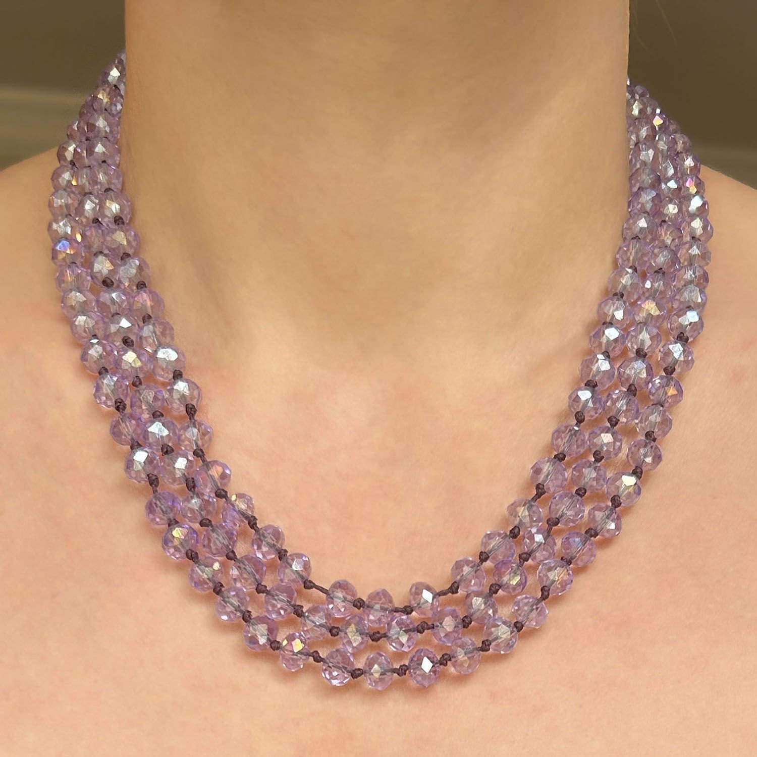 Kristal Bağlama Kolye