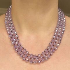 Kristal Bağlama Kolye