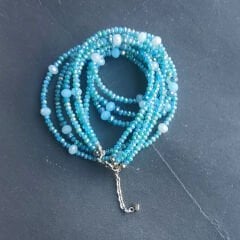 Turkuaz Kristal Kolye