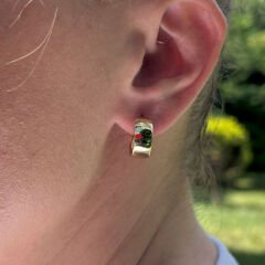 Düz Kalın Halka Küpe